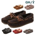 モカシン スリッポン レディース ファー 内ボア スエード エミュ EMU AUSTRALIA  エミューオーストラリア モカシンシューズ ボア Moccasin AMITY アミティ