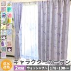 カーテン 通販カーテン 2枚組 キャラクター 2枚セット 遮熱 2級 遮光 ウォッシャブル 形状記憶 丸洗い 洗濯可 かわいい キャラ Disney ディズニー Rapunzel