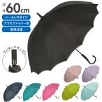 ショッピング骨傘 傘 通販傘 レディース ジャンプ 長傘 可愛い 丈夫 耐風 グラスファイバー骨 折れにくい 耐風傘 耐風骨 60cm 16本骨 おしゃれ 無地 パイピング シームレス 傘