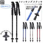 トレッキングポール 2本セット 通販 トレッキング ステッキ ストック 登山 山登り ハイキング ウォーキング 旅行 トラベル ストラップ付き 軽量 軽い