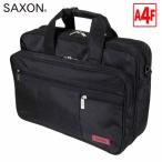 ビジネスバッグ SAXON a4 ノートPC 対応 ショルダーベルト 付き シンプル マイクロファイバー 素材 軽量 撥水 メンズ レディース 激安 通勤 通学