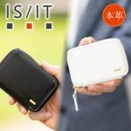 IS/IT イズイット 小銭入れ メンズ コインケース ラウンドファスナー BOX式 小物 モノクロ ISIT Monochrome 牛革 967601