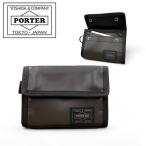 ショッピングポーター ポーター アルーフ 三つ折り財布 023-01084 10 ブラック PORTER 吉田カバン ALOOF 日本製 レザー 本革 ビジネス 正規品 ブランド
