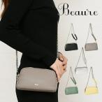 ショッピングストラップ レディース ショルダーバッグ チェーンストラップ ファスナー開閉 Beaure ビュレ ヴュレ B-24310