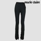 【正規品】  マリクレール marie claire レディース シグネイチャー柄 レギンス 無地系 コーディネート インパクト 動きやすい ゴルフ