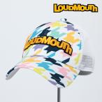 ゴルフ ゴルフウェア ラウドマウス LOUDMOUTH 正規品 キャップ カラフル 千鳥 ハウンドトゥース 柄 総柄 ロゴ メッシュ ファッション 通気性