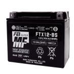 古河電池 FTX12-BS MFバイクバッテリー【互換 YUASA ユアサ YTX12-BS DTX12-BS GTX12-BS】フルカワ FB 初期充電済