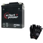 ショッピングパーフェクトグローブ 【グローブ付】 PERFECT POWER PTZ8V バイクバッテリー充電済 【互換 GTZ8V YTZ8V YTX7L-BS】 即使用可能 PCX リード125