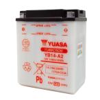 台湾ユアサ YUASA YB14-A2 バイク用バッテリー 開放型 液別 互換【古河電池 FB14-A2 GM14Z-4A】