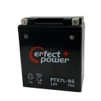 PERFECTPOWER PTX7L-BS バイクバッテリー 充電済 【互換 YTX7L-BS DTX7L-BS FTX7L-BS GTX7L-BS】