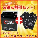 ショッピングパーフェクトグローブ 【グローブ付】 PERFECT POWER PB12AL-A2 バイクバッテリー初期充電済 【互換 ユアサ YB12AL-A2 FB12AL-A GM12AZ-3A-1】