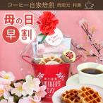母の日 ギフト 早割 花以外 お菓子 スイーツ カーネーション プレゼント 2026 70代 60代 花 コーヒー 食べ物 80代 50代 マザーズデイバケツ レッドＬ