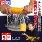 シャムワウ 更にお得な5枚セット ラージサイズ 吸水クロス 繰り返し使える 掃除 万能クロス ShamWow