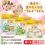 おこめのたべりんぐうどん NEW 選べる2個セット プレーン 緑のやさい 緑のやさい 赤ちゃん 国産 米粉 100％ うどん 離乳食 無添加