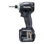 マキタ Makita 充電式インパクトドライバ 黒 14.4V6Ah バッテリ2本・充電器・ケース付 TD162DRGXB