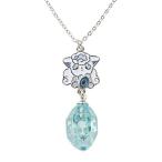 ポケモンセンターオリジナル ネックレス SHINKA NO ISHI アローラロコン こおりのいし アローラキュウコン アクセサリー 代引不可商品