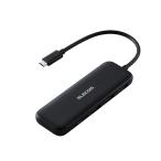 エレコム USB-C ハブ ドッキングステーション 5in1 100W PD対応 HDMI 4K30Hz 高速データ転送 5Gbps ブラック DST-W01 代引不可商品