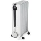 デロンギ Delonghi JRE0812 オイルヒーター ピュアホワイト+ブラック 最大10畳