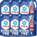 ショッピングアリエール アリエール 洗濯洗剤 液体 超抗菌プレミアム 漂白剤級洗浄 清潔でさわやかな香り 詰め替え 大容量 ケース販売