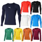  футбол футзал Puma LIGA BASELAYER SS вырез лодочкой рубашка с длинным рукавом нижнее бельё тонкий Fit 658223
