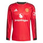 30%OFF! Adidas футбол копия одежда man Cesta - united FC 25-26 Home копия длинный рукав форма красный KRA70-JP3037