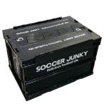 サッカージャンキー サッカー フットサル その他用品 宝箱+3 コンテナ ブラック 収納 折り畳み可能 (soccerjunky) SJ21441-2