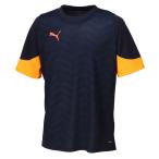  Puma футбол футзал INDIVICUP SS рубашка рубашка с коротким рукавом p Ractis рубашка новый темно-синий dry . пот скорость .660505-08