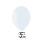 11インチ ゴム風船（balloon)100個入　パステル　White(ホワイト）ベルバルバルーン(ベルギー製)(天然ゴム100％)
