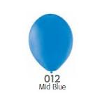 ゴム風船（balloon)　13インチ　20個入 パステル　Mid Bｌue( ミッドブルー) ベルバルバルーン(ベルギー製) (天然ゴム100％)