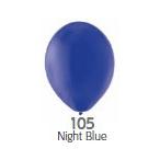 13インチ ゴム風船（balloon)100個入 パステル　ナイトブルー ベルバルバルーン(ベルギー製) (天然ゴム100％)