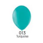 ゴム風船（balloon)　13インチ　20個入 パステル　Turquoise( ターコイズ） ベルバルバルーン(ベルギー製) (天然ゴム100％)