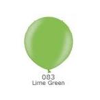 90ｃｍ ゴム風船（balloon)ビッグバルーン　1個入メタリック　Limegreen(ライムグリーン)ベルバルバルーン(ベルギー製)(天然ゴム100％)