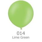 90ｃｍ ゴム風船（balloon)ビッグバルーン　1個入パステル　Lime Green(ライムグリ−ン)ベルバルバルーン(ベルギー製)(天然ゴム100％)
