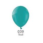 9インチ ゴム風船（balloon)100個入 クリスタル　Teal( ティール) ベルバルバルーン(ベルギー製) (天然ゴム100％)