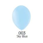 9インチ ゴム風船（balloon)100個入 パステルSky Blue（スカイブルー） ベルバルバルーン(ベルギー製) (天然ゴム100％)