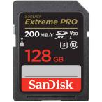 【SanDisk サンディスク】SanDisk Extreme PRO SDXC UHS-Iカード 128(最大200MB/s/V30 U3 C10 4K動画対応)