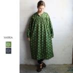 ショッピングファッションセール対象商品 【大感謝祭|30％オフセール】YARRA（ヤラ）INDIAパイピングデザインプリントワンピース