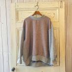 ショッピングprit プルオーバー prit プリット エアブラシュニット×トライスピンループツイード 切替ニットライクプルオーバー グレー P90618