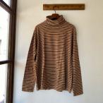 ショッピングprit プルオーバー prit プリット マルチボーダータートルネックプルオーバー ブラウン P90627
