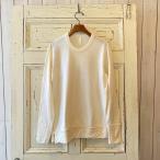 ショッピングprit プルオーバー prit プリット 2/48ミルドウォッシャブル天竺 クルーネック オフシロ P90636