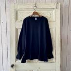 ショッピングprit プルオーバー prit プリット 2/48ミルドウォッシャブル天竺 クルーネックビッグプルオーバー クロ P90638