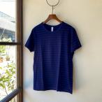 Tシャツ prit 30/1リサイクルラム糸天竺ボーダークルーネックTシャツ ハナコン P92555