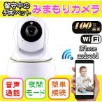 留守番中のお子様を見守り 留守番カメラ 高画質HD 100万画素 IPカメラ スマホで簡単 wi-fi接続 遠隔操作 いつでもどこでも 見守りカメラ 新品