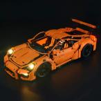 Briksmax Technic Porsche 911 GT 3 RS Led照明キット - Lego 42056ビルディングブロックモデルに対応
