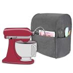 Luxja подставка миксер покрытие 4.5Qt/5Qt KitchenAid миксер соответствует с карманом ткань покрытие миксер . сопутствующие предметы хранение серый 