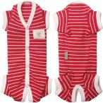 TONY HOBY мужчина женщина другой . маленький размер собака . после одежда ветеринарный воротник . плата .. рука . последующий царапина . защита собака. пижама вафля трикотаж легкий красный 