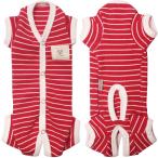 TONY HOBY мужчина женщина другой . маленький размер собака . после одежда ветеринарный воротник . плата .. рука . последующий царапина . защита собака. пижама вафля трикотаж легкий красный 