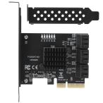 PCIe SATAカード6ポート、6 Gbps SATAコン