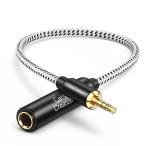 3.5mm to 6.35mm изменение кабель,CableCreation 3.5 to 6.35 наушники конверсионный адаптор усилитель,gita, наушники, сигнал 