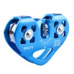 Azarxis 30kN микро шкив climbing шкив двойной подшипник трос шкив микро двойной шкив li серебристый g Rescue альпинизм 